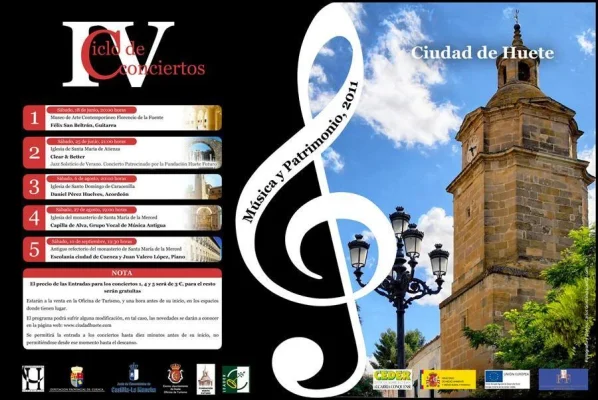 Asociacion Cultural Ciudad de Huete - Cartel Ciclo de Conciertos