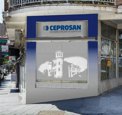 Ceprosan - Diseño Fachada Sede Alcorcon