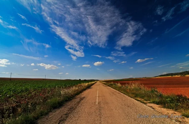 Carretera hacia Huelves, Cuenca