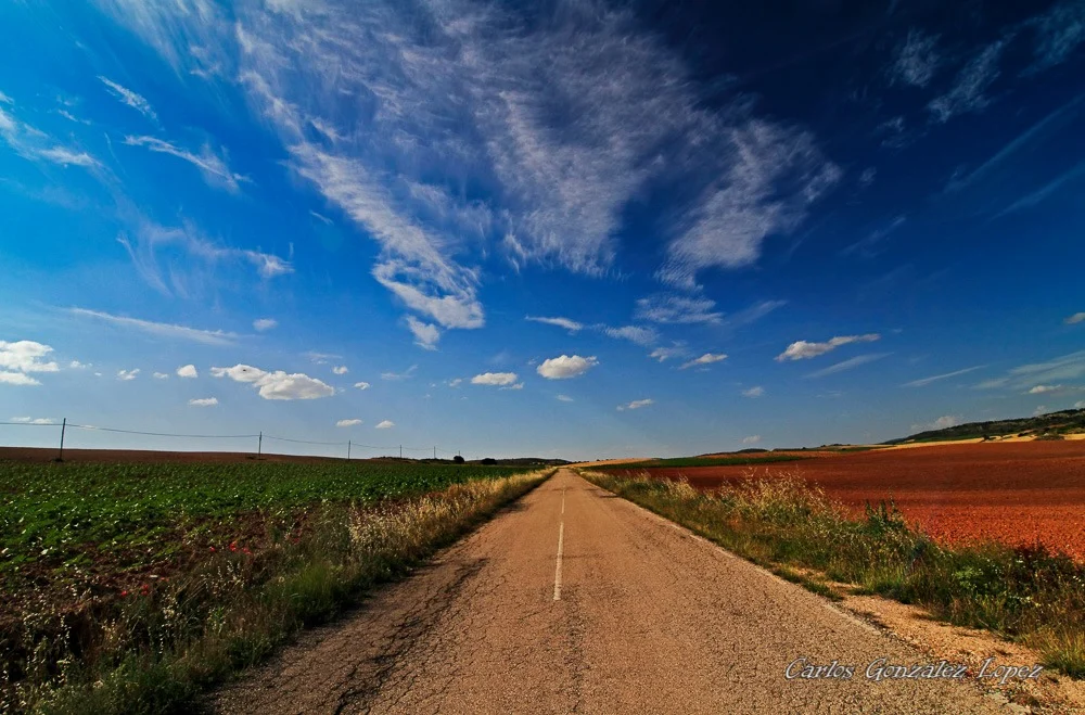 Carretera hacia Huelves, Cuenca