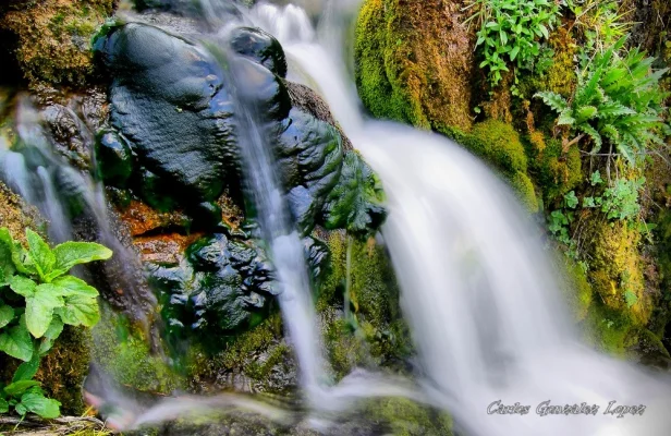 Pequeña Cascada en el Lago de la Toba (Cuenca)