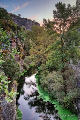 Estrecho de Priego al amanecer