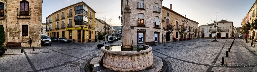 Plaza del Ayuntamiento en Priego
