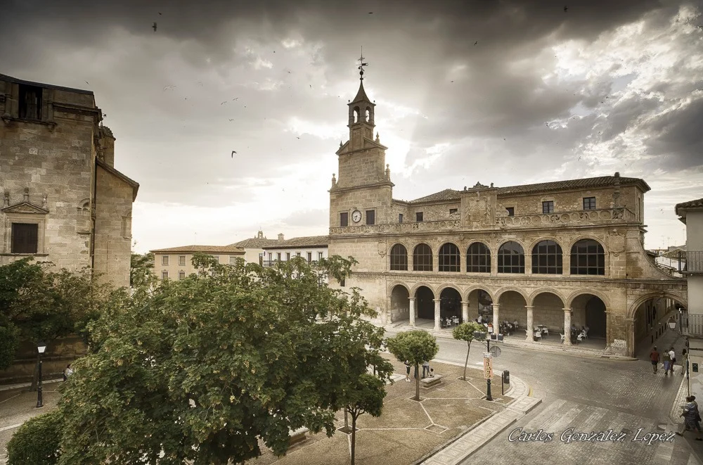 Plaza Mayor y el Museo de Obra Gráfica, San Clemente