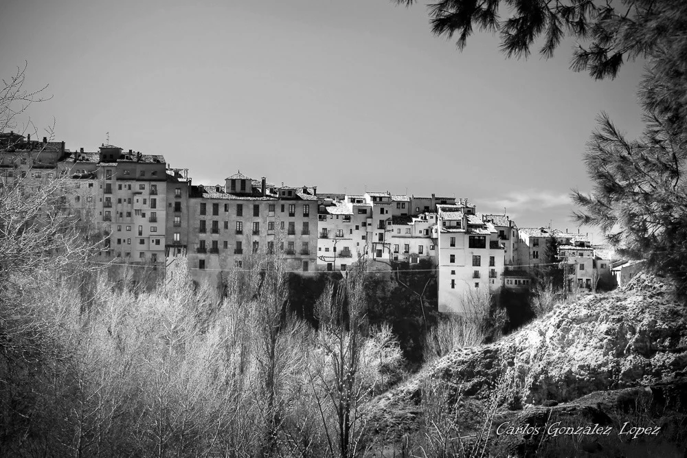 Vistas de las casas del rio Jucar, Cuenca