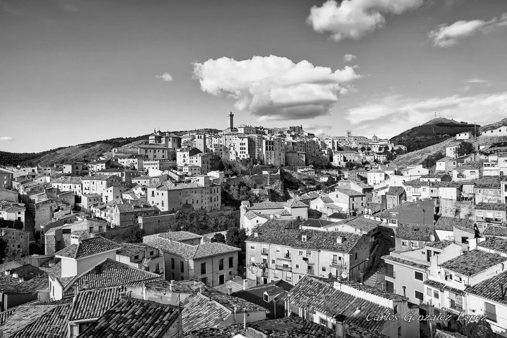 Vista de Cuenca desde terraza de los Tiradores
