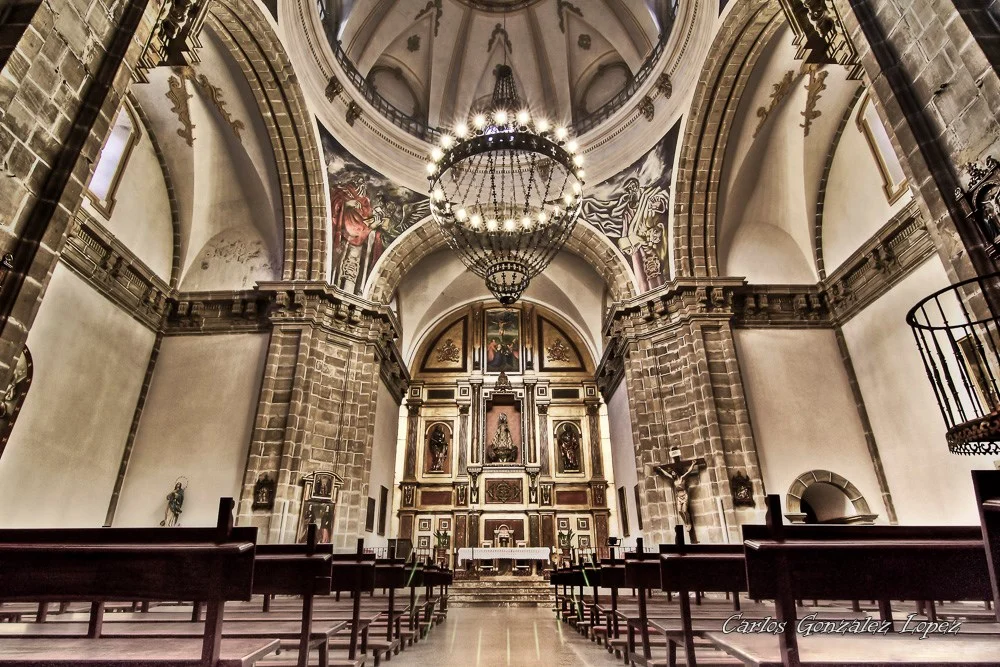 Interior de la Iglesia del Convento de la Merded, Huete (Cuenca)