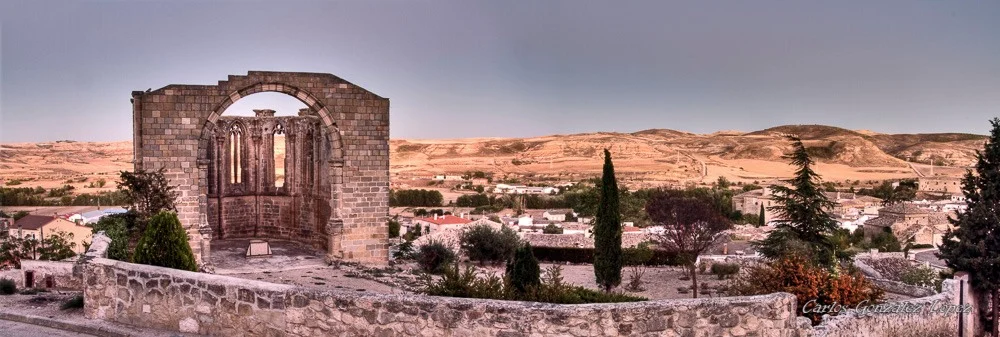 Panorámica desde el antiguo Ábside de Santa Maria de Atienza,