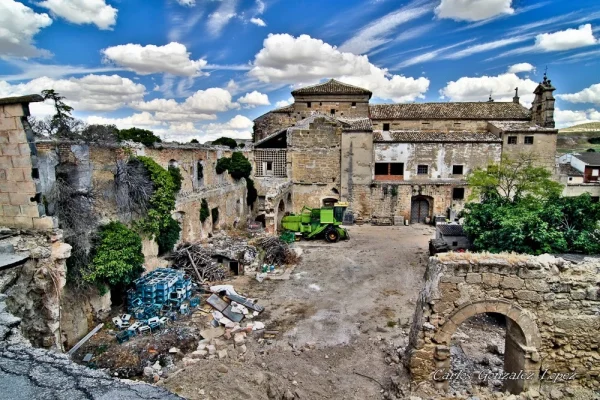 Curiosa vista del Convento de Santo Domingo, Huete (Cuenca)
