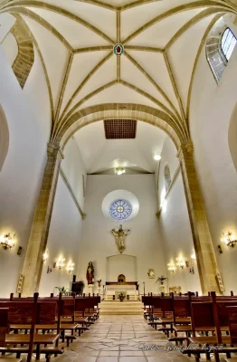 Interior de la Iglesia del Cristo, Huete (Cuenca)