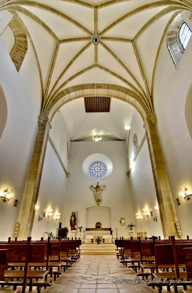 Interior de la Iglesia del Cristo, Huete (Cuenca)