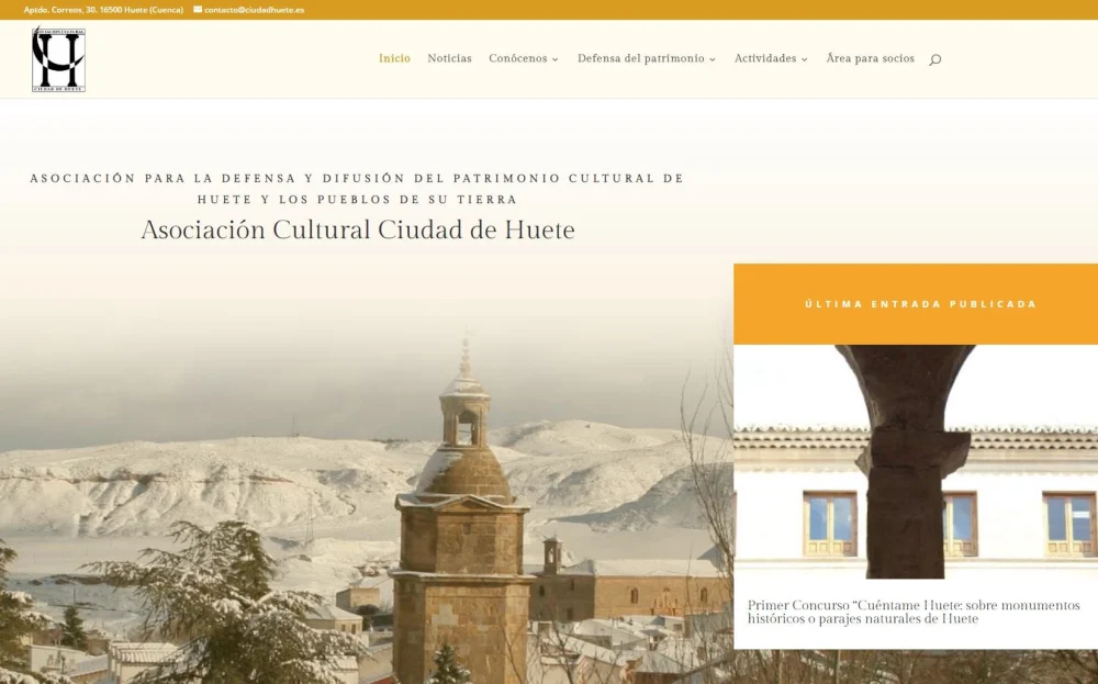 Asociación Cultural Ciudad de Huete - Pag Web - www.ciudadhuete.es